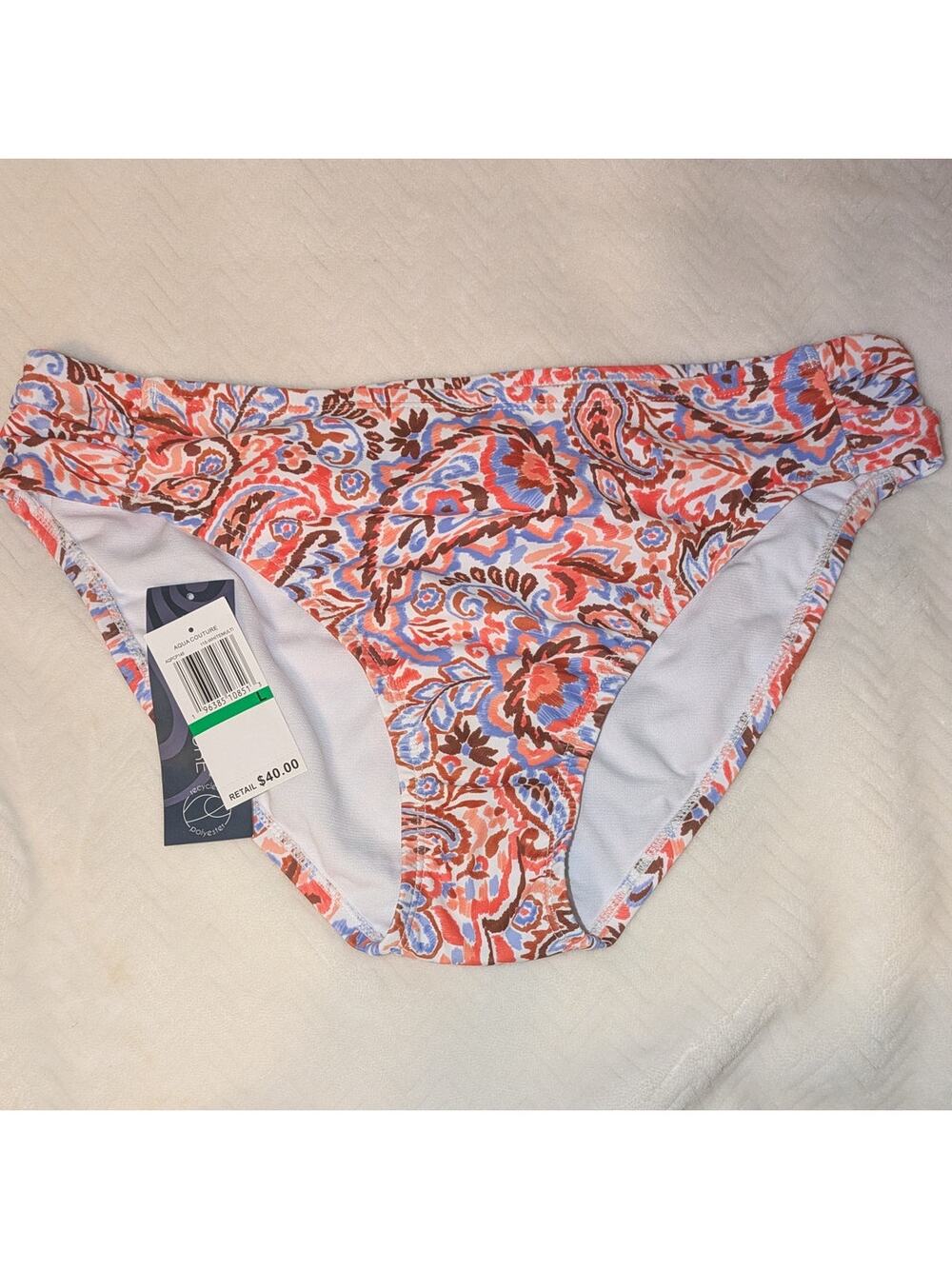 NWT Aqua Couture Swim Bottoms Size L